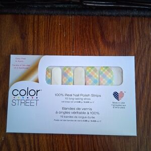 Color Street Plaid Nail Polish Strips